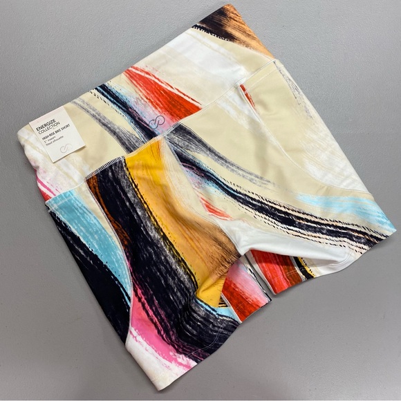 Calia Biker Short Energize Collection High Rise Artisan Hand Multi NWT Med / Lrg - Picture 5 of 5